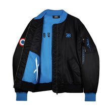 Load image into Gallery viewer, Bomber Jacket Black | Bugatti Bolide