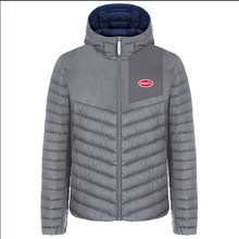Load image into Gallery viewer, &quot;Bugatti Automobiles&quot; Double Face Padded Vest Blue &amp; Grey
