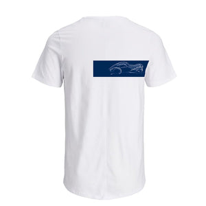 "Bugatti Automobiles" Chiron & Atlantique T-Shirt White