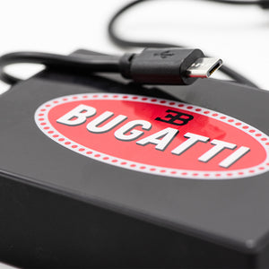 "Bugatti Automobiles" Macaron Power Bank Black