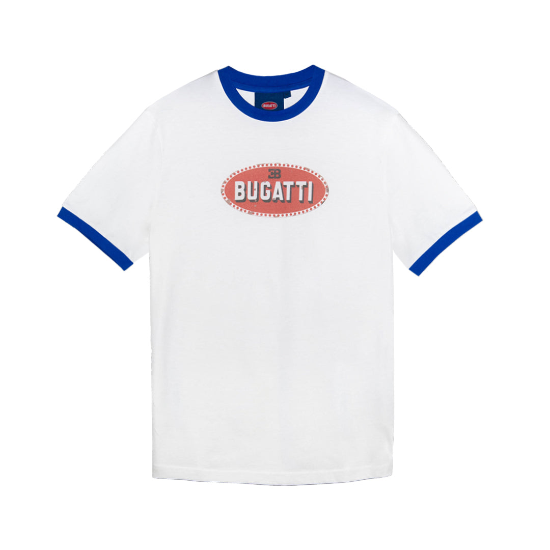 Merchandising Bugatti vintage | Heritage with T-shirt Off-White – Bugatti Store Official logo