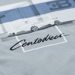 "Bugatti Automobiles" 110 Car T-Shirt Grey - Special Edition
